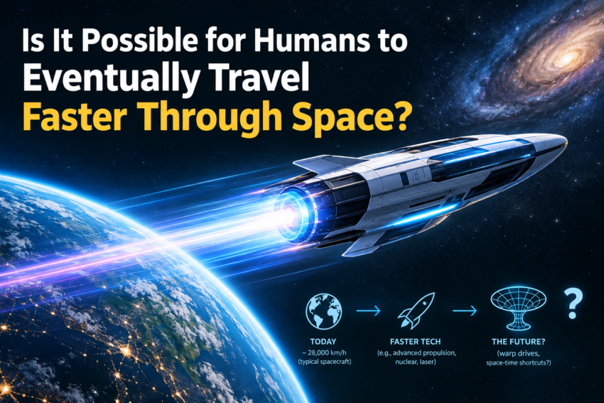 Is It Possible for Humans to Eventually Travel Faster Through Space?