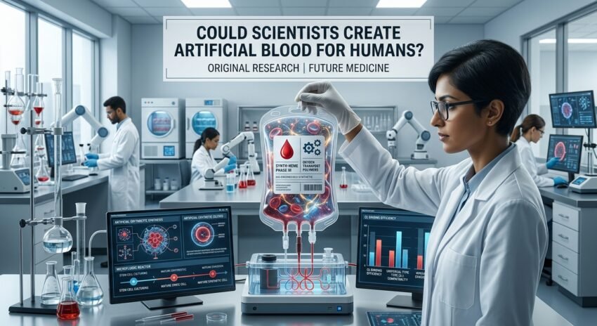 Scientists Create Artificial Blood
