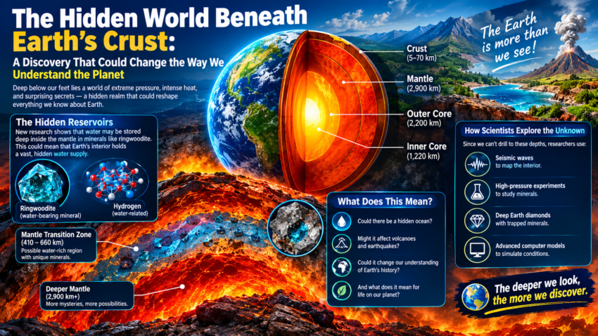 The Hidden World Beneath Earth's Crust: A Discovery That Could Change the Way We Understand the Planet